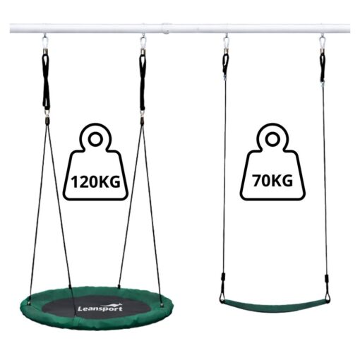 Sodo supynės su rėmu – gandro lizdas 80 cm + klasikinė sėdynė