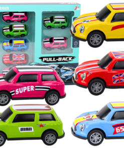 Spalvoti automobiliai su pavara 12 vnt