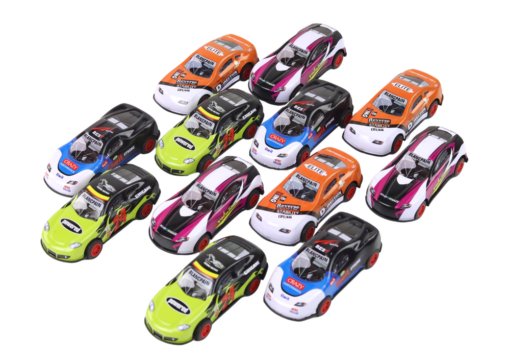 Sportiniai automobiliai frikciniai 12 vnt 1:55