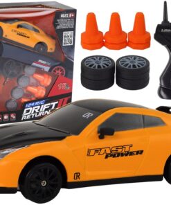 Sportinis automobilis geltonas RC 1:24