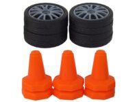 Sportinis automobilis geltonas RC 1:24