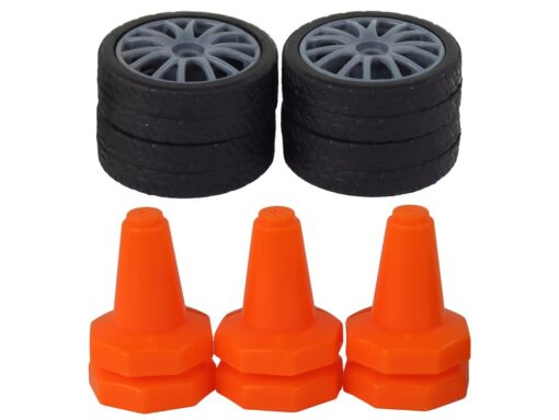 Sportinis automobilis geltonas RC 1:24