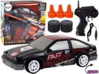 Sportinis automobilis juodas RC 1:24