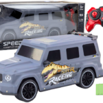 Sportinis automobilis su dinozauru 1:10 pilkas