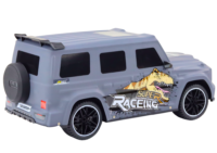 Sportinis automobilis su dinozauru 1:10 pilkas