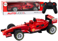 Sportinis automobilis valdomas pultu raudonas
