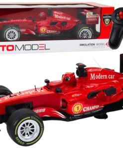 Sportinis automobilis valdomas pultu raudonas
