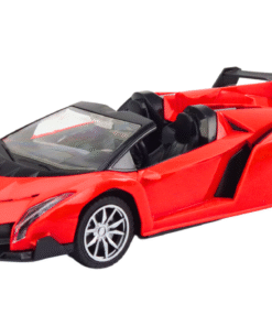 Sportinis nuotoliniu būdu valdomas automobilis RC 1:18 – raudonas