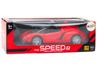 Sportinis nuotoliniu būdu valdomas automobilis RC 1:18 – raudonas