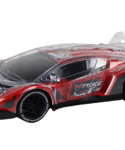 Sportinis rc automobilis raudonas šviesos