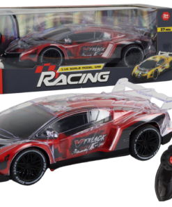 Sportinis rc automobilis raudonas šviesos