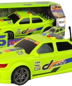 Sportinis žalias automobilis 1:16 su efektais