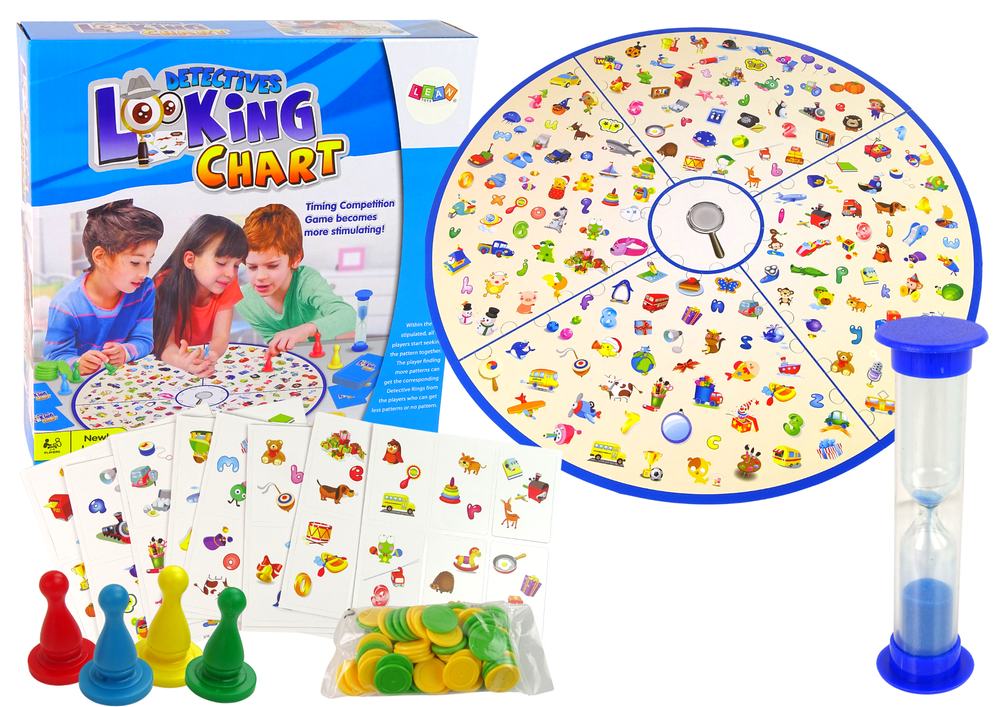 Stalo žaidimas „Detektyvai – pastabumo ieškotojai“ Stalo žaidimas „Detektyvai – pastabumo ieškotojai“