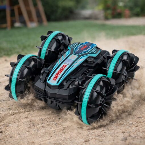 Super RC 4×4 amfibija – plaukiojantis automobilis su 360° gestų valdymu