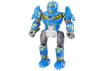 Surenkamas robotas su grąžtu mėlynas
