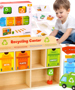 TOOKY TOY medinis rūšiavimo centras – edukacinis rūšiuoklis