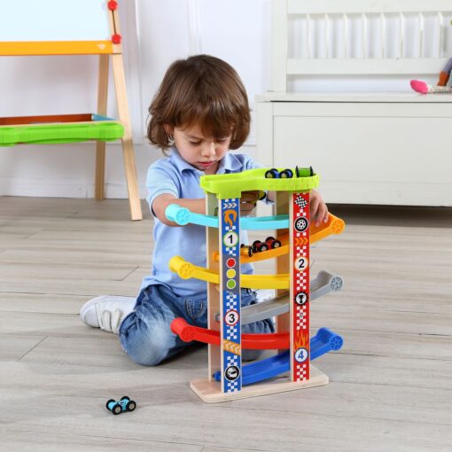 TOOKY TOY spalvinga automobilių čiuožimo trasa