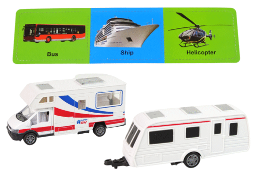 Transporto rinkinys: kemperis + karavanas