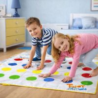 Twist Fun šeimos žaidimų kilimėlis – vikrumo ir judesio žaidimas