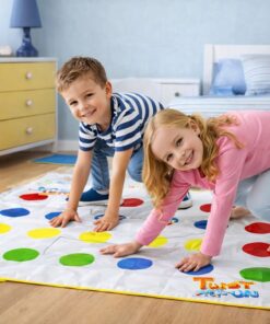 Twist Fun šeimos žaidimų kilimėlis – vikrumo ir judesio žaidimas
