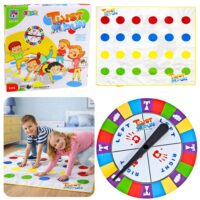 Twist Fun šeimos žaidimų kilimėlis – vikrumo ir judesio žaidimas