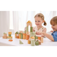 VIGA PolarB mediniai blokeliai „Montessori“ gyvūnai