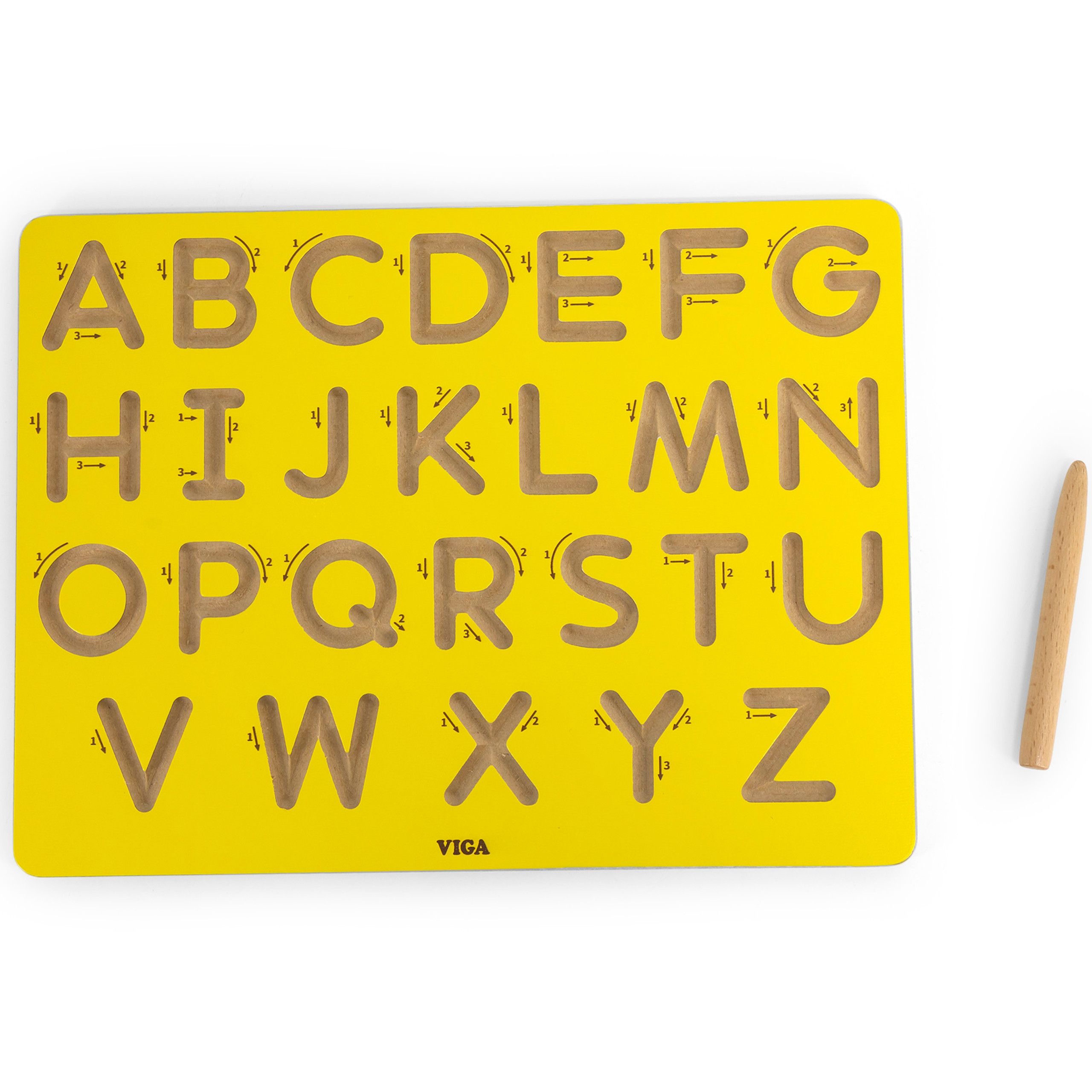 VIGA grafomotorinė lenta – didžiosios raidės VIGA grafomotorinė lenta – didžiosios raidės