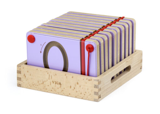 VIGA magnetinės lentos „Skaičių rašymo mokymasis“ Montessori