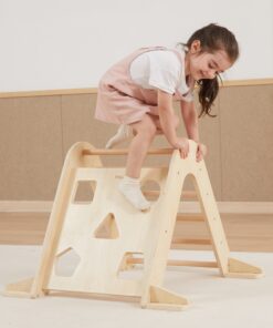 VIGA medinė laiptelių Piklerio kopimo trikampė Montessori