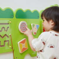 VIGA puidust manipuleeriv sensoorne laud "Krokodill" Montessori