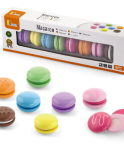 VIGA medinis spalvotų macarons rinkinys