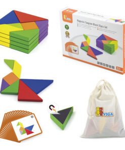 VIGA medinis tangram loginis žaidimas (galvosūkis)
