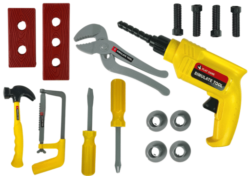 Vaikiškas DIY įrankių rinkinys
