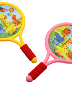 Vaikiškas badmintonas su gyvūnėliais