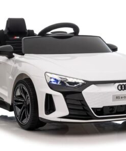 Vaikiškas elektromobilis Audi E‑Tron GT – balta