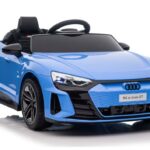 Vaikiškas elektromobilis Audi E‑Tron GT – mėlynas