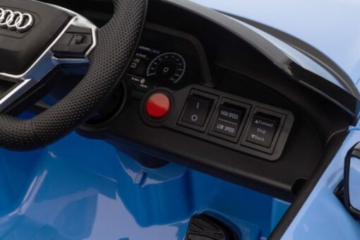 Vaikiškas elektromobilis Audi E‑Tron GT – mėlynas
