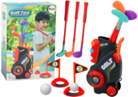 Vaikiškas mini golfas su vežimėliu