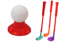 Vaikiškas mini golfas su vežimėliu