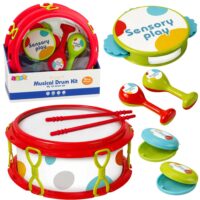 Vaikiškų muzikos instrumentų rinkinys 6 dalių