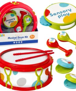 Vaikiškų muzikos instrumentų rinkinys 6 dalių
