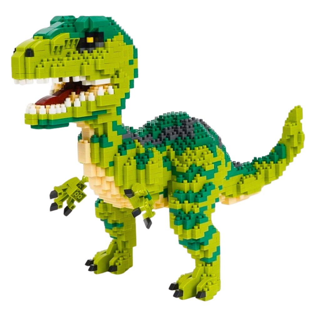 Velociraptori dinosauruse ehitaja &ndash; 1457-osaline 3D-mudel