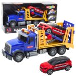 Vilkikas su tralu ir automobiliu 30 cm