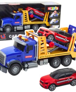Vilkikas su tralu ir automobiliu 30 cm