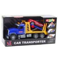 Vilkikas su tralu ir automobiliu 30 cm