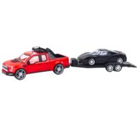 Visureigio rinkinys su priekaba ir sportiniu automobiliu