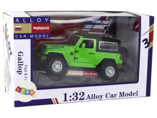 Visureigis metalinis automobilis žalias 1:32