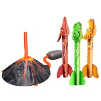 Volcano Dinosaur Launcher – putplasčio dinozaurų paleidimo rinkinys