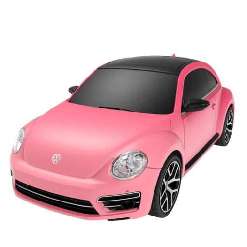Volkswagen Beetle RASTAR 1:24 – Rožinis spalvą keičiantis RC automobilis
