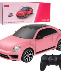 Volkswagen Beetle RASTAR 1:24 – Rožinis spalvą keičiantis RC automobilis